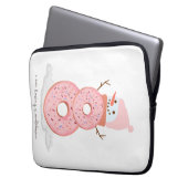 Schneemann Laptopschutzhülle (Vorderseite Links)