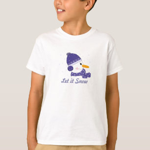 Schneemann - Lass es schneien T-Shirt