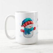Schneemann Lass es schneien Tasse (Links)