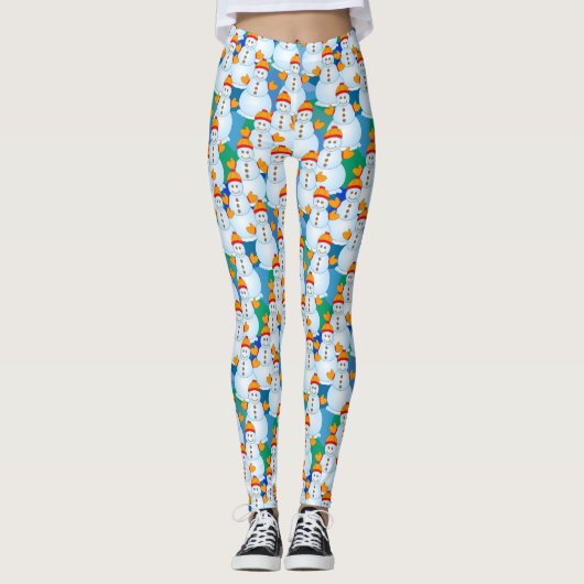 Schneemann Leggings (Vorderseite)