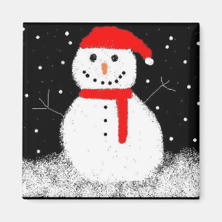 Schneemann Magnet