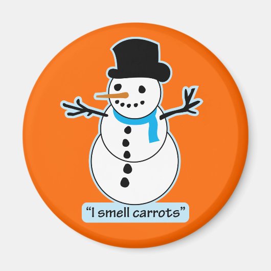 Schneemann Magnet (Vorne)