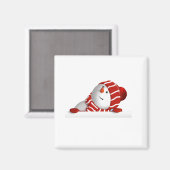 Schneemann Magnet (Vorderseite/Rückseite)