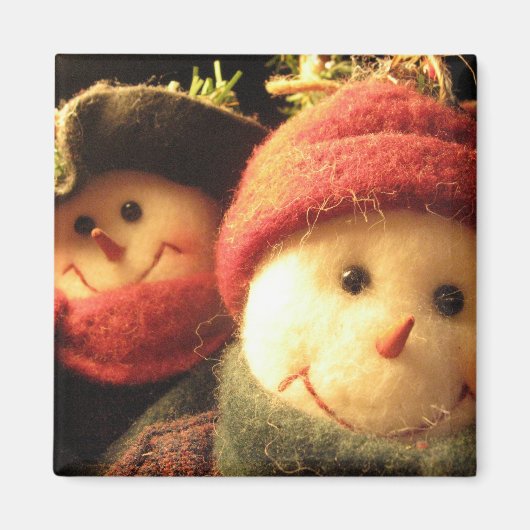 Schneemann Magnet (Vorne)