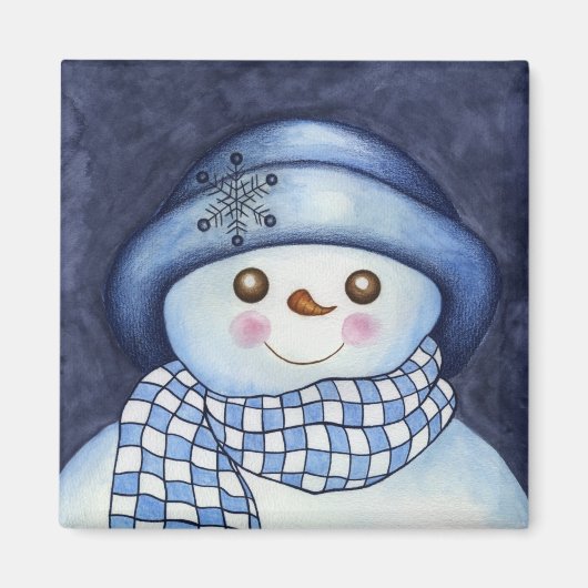 Schneemann-Magnet Magnet (Vorne)