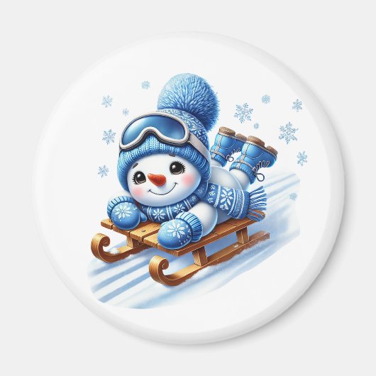 Schneemann-Magnet Magnet (Vorne)