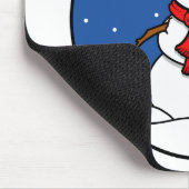 Schneemann-Mauspad Mousepad (Ecke)