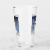 Schneemann mit BG - Glascup Glas (Links)