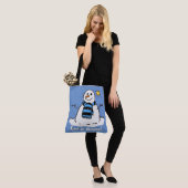 Schneemann mit Botschaft - Lass es schneien! Tasche (Am Model)