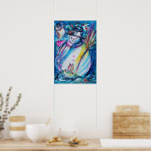 SCHNEEMANN MIT EULE POSTER (Küche)