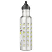 Schneemann mit gelbem Schal Edelstahlflasche (Rechts)