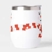 Schneemann mit glücklichem Gesicht (Links)