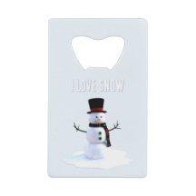 Schneemann mit Hut und Schal. Ich liebe Schnee