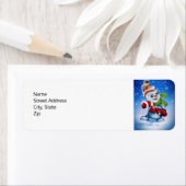 Schneemann mit Schal (Insitu)