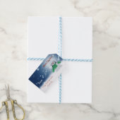 Schneemann mit Schal Geschenkanhänger (Mit Garn)