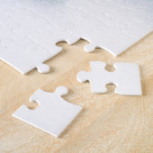 Schneemann mit Schal Puzzle (Seite)