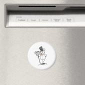 Schneemann mit Schaufel Magnet (In Situ (Geschirrspüler))