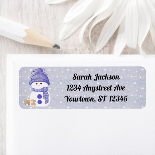 Schneemann mit schlafenden Bunnies (Insitu)