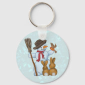 Schneemann mit schlüsselanhänger (Vorderseite)