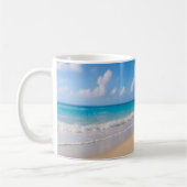 Schneemann mit Schnorchel Kaffeetasse (Links)