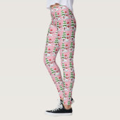 Schneemann mit Snowy Pine Tree Leggings (Links)