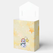 Schneemann mit Stern Geschenkschachtel (Geöffnet)