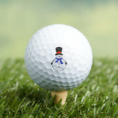 Schneemann mit Tophut Golfball (Insitu T-Shirt)