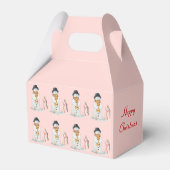 Schneemann mit Weihnachten zum Strumpf Geschenkschachtel (Vorderseite)