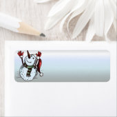 Schneemann mit Weihnachtsmannmütze - Karottennase (Insitu)