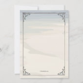 Schneemann-Miteinladung Einladung (Rückseite)