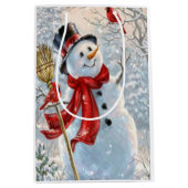 Schneemann Mittlere Geschenktüte (Vorderseite)