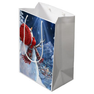 Schneemann Mittlere Geschenktüte