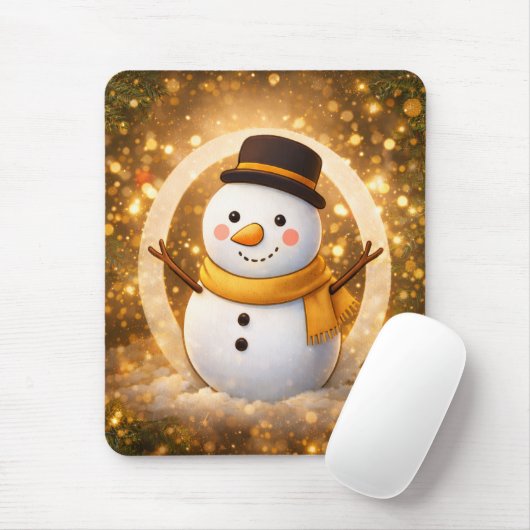 Schneemann Mousepad (Mit Mouse)