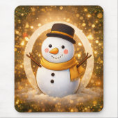 Schneemann Mousepad (Vorne)