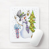 Schneemann Mousepad (Mit Mouse)