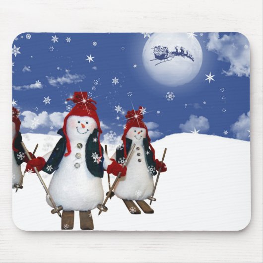 Schneemann Mousepad (Vorne)