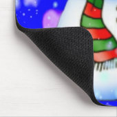 Schneemann Mousepad (Ecke)