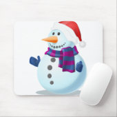 Schneemann Mousepad (Mit Mouse)
