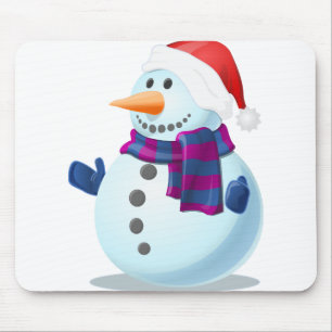 Schneemann Mousepad