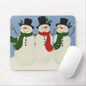 Schneemann Mousepad (Mit Mouse)