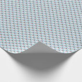 Schneemann-Muster Geschenkpapier (Ecke)