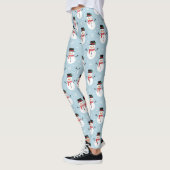 Schneemann-Muster Leggings (Links)