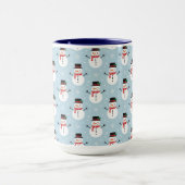 Schneemann-Muster Tasse (Zentrum)