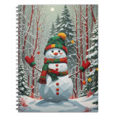 Schneemann Notizblock (Vorderseite)