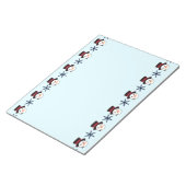 Schneemann Notizblock (angewinkelt)