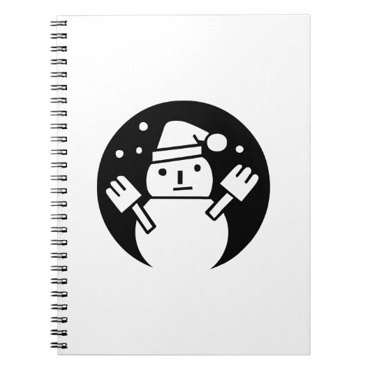 Schneemann Notizblock (Vorderseite)