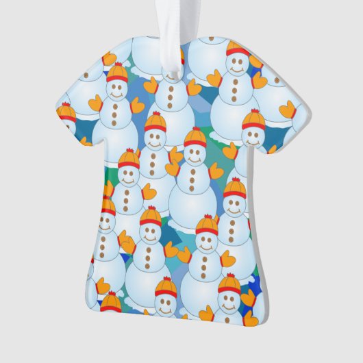 Schneemann Ornament (Vorderseite)