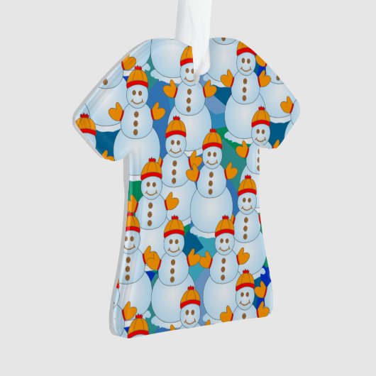 Schneemann Ornament (Vorderseite)