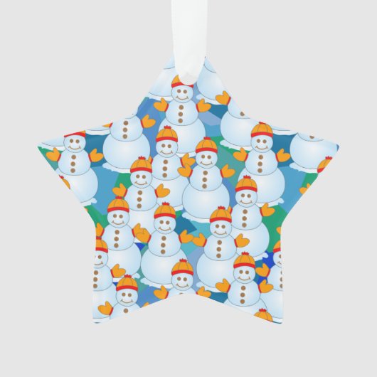 Schneemann Ornament (Vorderseite)