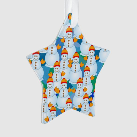 Schneemann Ornament (Vorderseite)